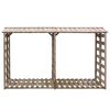 vidaXL Vedskjul 300x90x176 cm impregnert furu