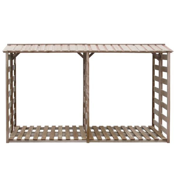 vidaXL Vedskjul 300x90x176 cm impregnert furu