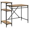 vidaXL Skrivebord Artisan Eik Konstruert tre 105 x 50 x 90 cm