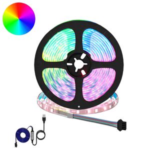vidaXL LED Stripe 2 stk. Svart og gjennomsiktig Kobber og plast