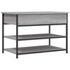 vidaXL Skoskap gr&aring; sonoma 70x42,5x50 cm konstruert tre