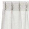 vidaXL Voile Gardin med gardiner 2 pcs Krem 140 x 140 cm Polyester