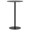 vidaXL Hagebord rundt svart &Oslash;60x105 cm st&aring;l