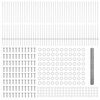 vidaXL Gjerde med stolpe s&oslash;lv 1,4 x 100 m St&aring;l