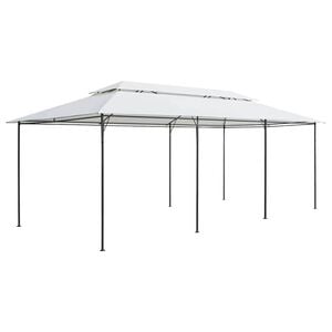 vidaXL Paviljong 600x298x270 cm hvit 180g/m&sup2;