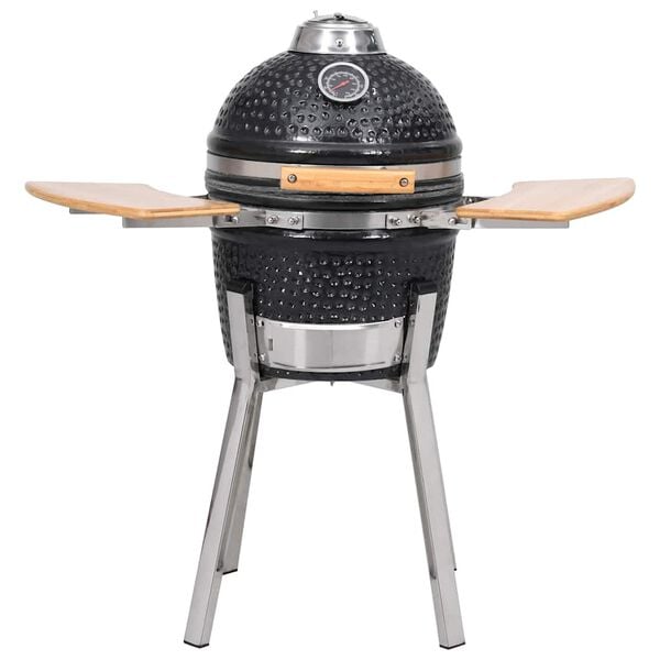 Kamado Kullgrill med r&oslash;yker keramisk 33 cm