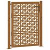 vidaXL Hageport 100x125 cm v&aelig;rbestandig st&aring;lkorsdesign