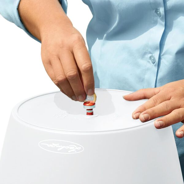 LECHUZA Plantekasse Classico Color 35 ALL-IN-ONE hvit 13210