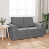 vidaXL Sammenleggbar Sofa seng M&oslash;rkegr&aring; 148 x 71 x 83 cm Fl&oslash;yel