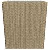 vidaXL Bistrosett 3 deler polyrotting og herdet glass beige