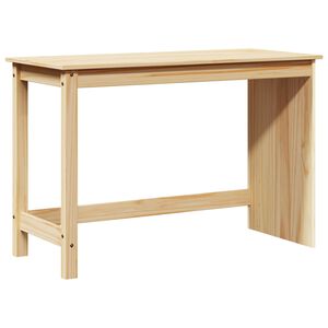 vidaXL Skrivebord Brun 112 x 50 x 75 cm Massiv furu