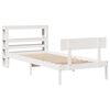 vidaXL Sengeramme uten madrass hvit 90x200 cm heltre furu