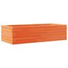 vidaXL Hageplantekasse voksbrun 90x40x23 cm heltre furu