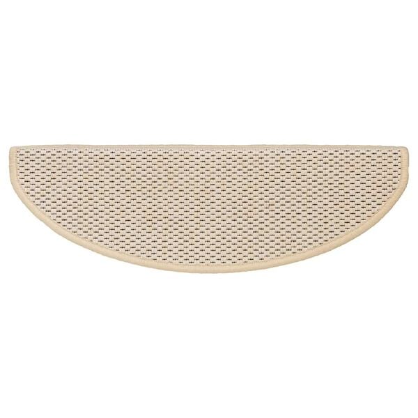 vidaXL Selvklebende trappematter sisal-utseende 15stk 65x21x4 berber