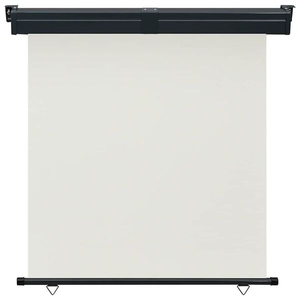 vidaXL Sidemarkise for balkong 165x250 cm kremhvit