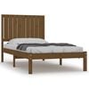 vidaXL Sengeramme honningbrun heltre furu 90x200 cm