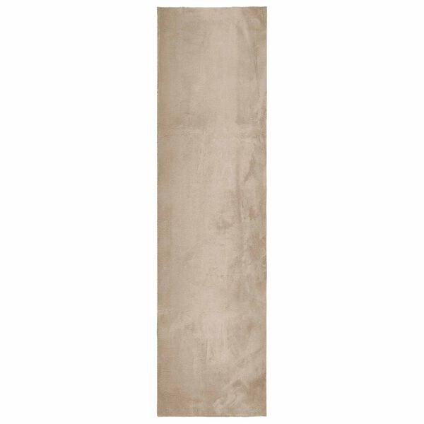 vidaXL Medium Pile Soft and Washable Rug HUARTE sand 80 x 300 cm