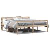vidaXL Seniorseng med hodegavl 200x200 cm heltre furu