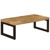 vidaXL Salongbord 100x50x35 cm heltre mango og st&aring;l