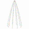 vidaXL Nettlys for jultre med 300 LED flerfarget 300 cm