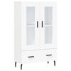 vidaXL Highboard hvit 69,5x31x115 cm konstruert tre
