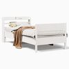 vidaXL Sengeramme uten madrass hvit 90x200 cm heltre furu