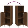 vidaXL Baderomsskap brun eik 30x30x95 cm konstruert tre