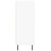 vidaXL Skjenk hvit 69,5x34x90 cm konstruert tre