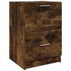 vidaXL Servantskap r&oslash;kt eik 40x37x59 cm konstruert tre