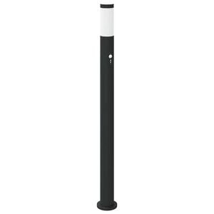 vidaXL Pullertlampe med sensor 110 cm rustfritt st&aring;l IP44