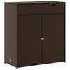 vidaXL Putekasse brun 105x55x113 cm polyrotting