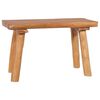 vidaXL Hagebenk 80 cm heltre teak