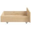 vidaXL Sengeramme med 2 skuffer heltre furu 90x200 cm