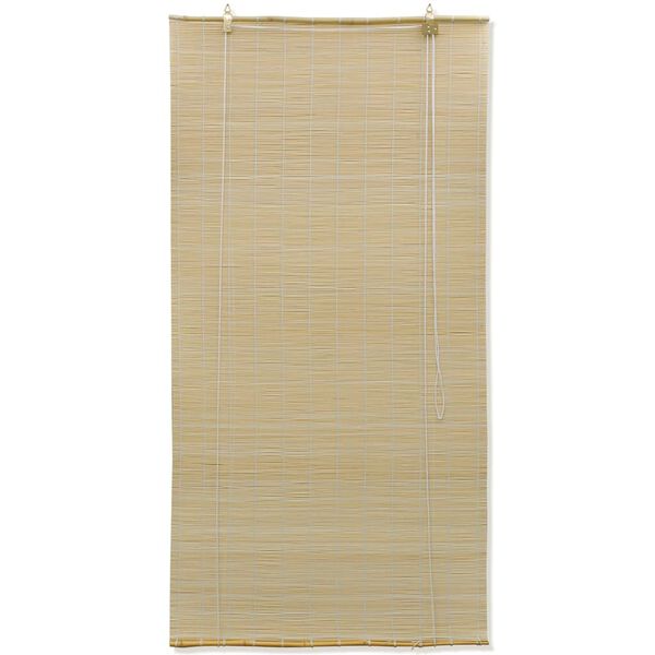 vidaXL Rullegardin bambus 80x220 cm naturell