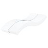 vidaXL Skummadrass hvit 80x200 cm hardhet H2 H3