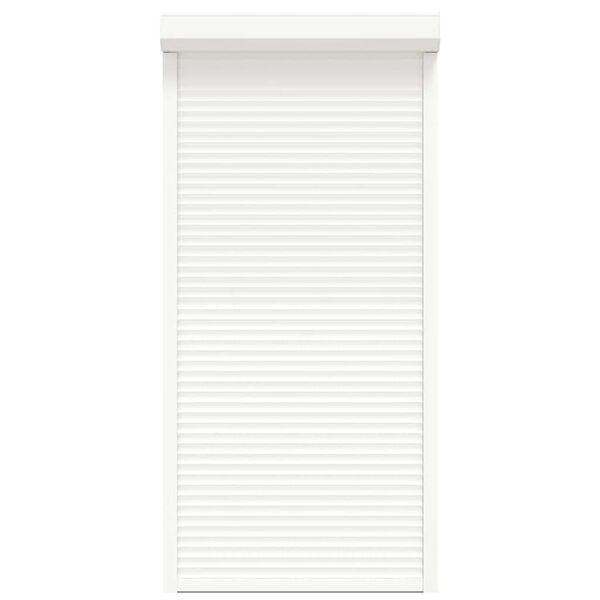 vidaXL Rulleskodde aluminium 100x210 cm hvit