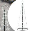 vidaXL LED Juletre 200 LEDer Kald Hvit 180 cm