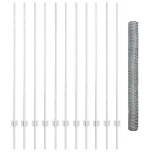vidaXL Sveist tr&aring;dgjerde 25 x 1,4 m (B x H) Hot-Dip Galvanisert St&aring;l