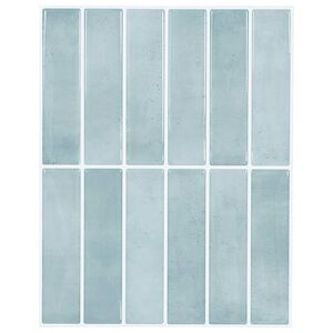 vidaXL Rektangul&aelig;r flis 50 pcs Gr&aring;gr&oslash;nn 29 x 23 x 0,08 cm