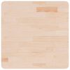 vidaXL Firkantet bordplate 60x60x1,5 cm ubehandlet heltre eik