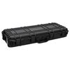 vidaXL Flykasse med hjul svart 96x42x16 cm PP