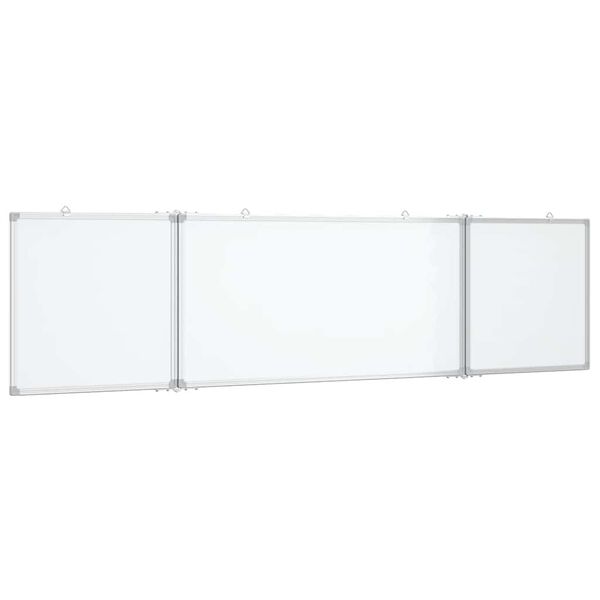 vidaXL Magnetisk tavle sammenleggbar 160x40x1,7 cm aluminium