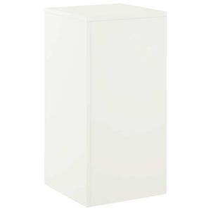 vidaXL Planteholder Hvit 30 x 30 x 60 cm St&aring;l