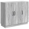 vidaXL Serviesskap Gr&aring; sonoma 89 x 34,5 x 77 cm Konstruert tre