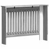 vidaXL Radiator Deksel Gr&aring; Sonoma 112 x 19 x 81,5 cm Konstruert tre