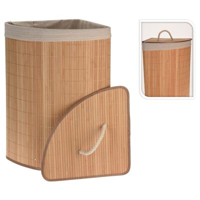 Bathroom Solutions Vaskekurv hjørne bambus