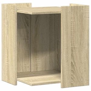 vidaXL Skap til kattetoalett sonoma eik 42x42x51 cm konstruert tre