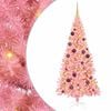vidaXL Juletre Rosa 180 cm PVC