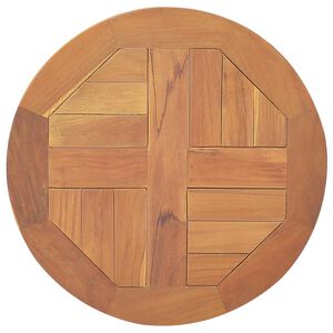 vidaXL Bordplate heltre teak 2,5 cm 40 cm