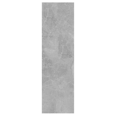 vidaXL Vegghylle betonggrå 75x16x55 cm sponplate